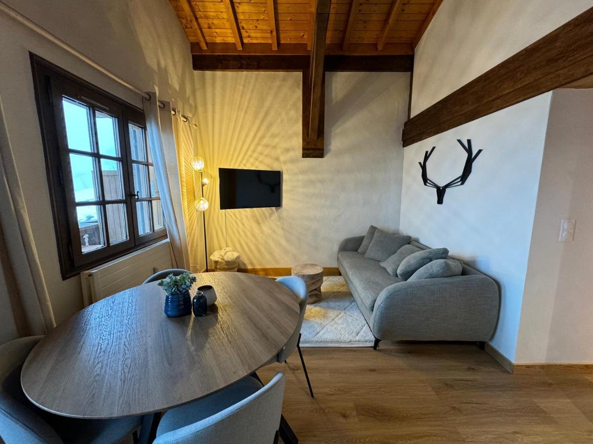 Chalet Le Repaire Proche Piste Megeve Luaran gambar